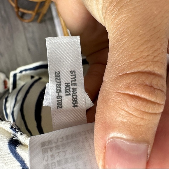 NWT Men’s J.Crew Striped Long Sleeve Top sz M - Picture 6 of 7